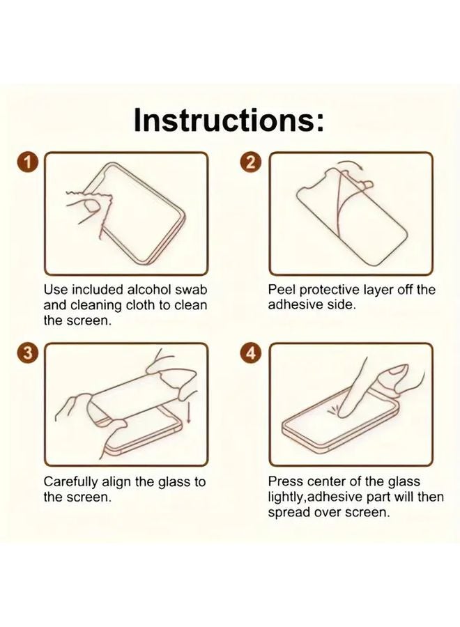Tempered Glass Screen Protector For Redmi Note 9 Pro Mobile Phone - Image 4